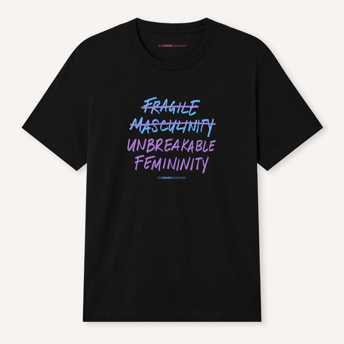 Unbreakable Femininity T-Shirt-Feminist Apparel, Feminist Clothing, Feminist T Shirt, BC3001-The Spark Company