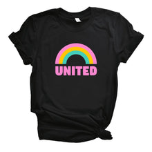 Load image into Gallery viewer, United Pride Rainbow T-Shirt-LGBT Apparel, LGBT Clothing, LGBT T Shirt, BC3001-The Spark Company