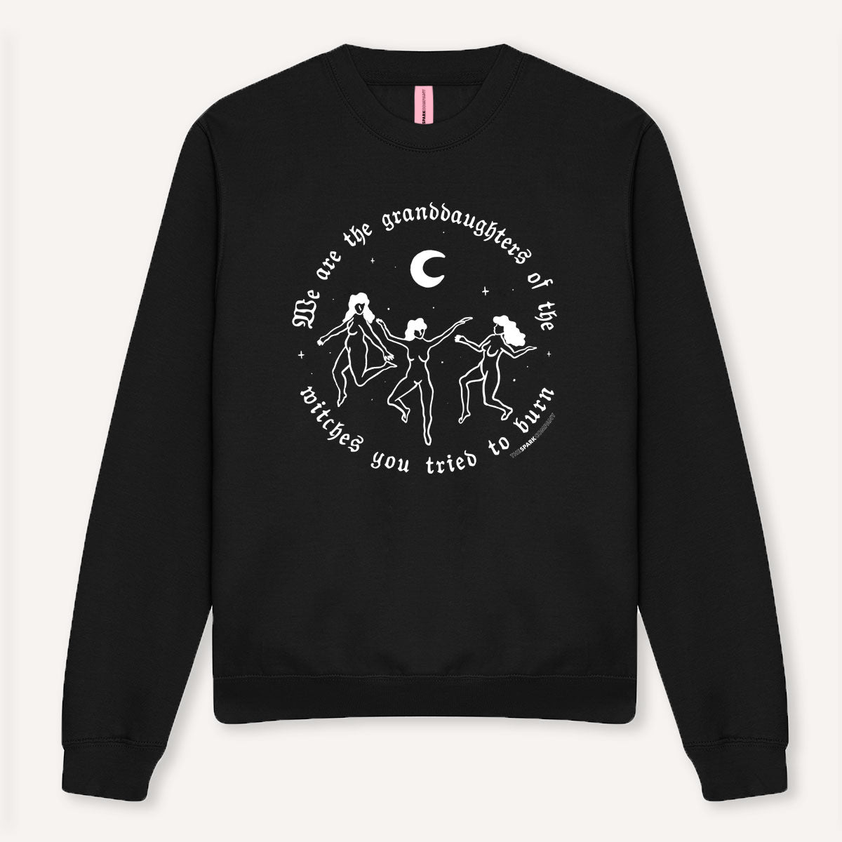 We Are The Granddaughters Of The Witches You Tried To Burn Halloween Sweatshirt-Feminist Apparel, Feminist Clothing, Feminist Sweatshirt, JH030-The Spark Company