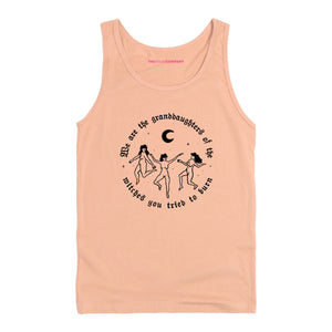 We Are The Granddaughters Of The Witches You Tried To Burn Tank Top-Feminist Apparel, Feminist Clothing, Feminist Tank, 03980-The Spark Company