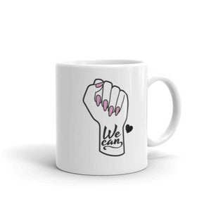 We Can Mug-Feminist Apparel, Feminist Gift, Feminist Coffee Mug, 11oz White Ceramic-The Spark Company