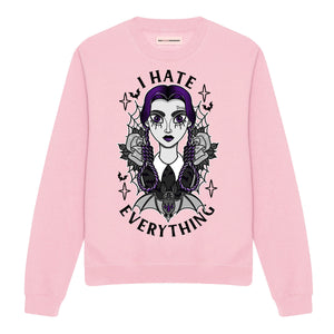 Wednesday Addams Sweatshirt-Feminist Apparel, Feminist Clothing, Feminist Sweatshirt, JH030-The Spark Company
