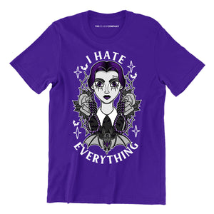 Wednesday Addams T-Shirt-Feminist Apparel, Feminist Clothing, Feminist T Shirt, BC3001-The Spark Company