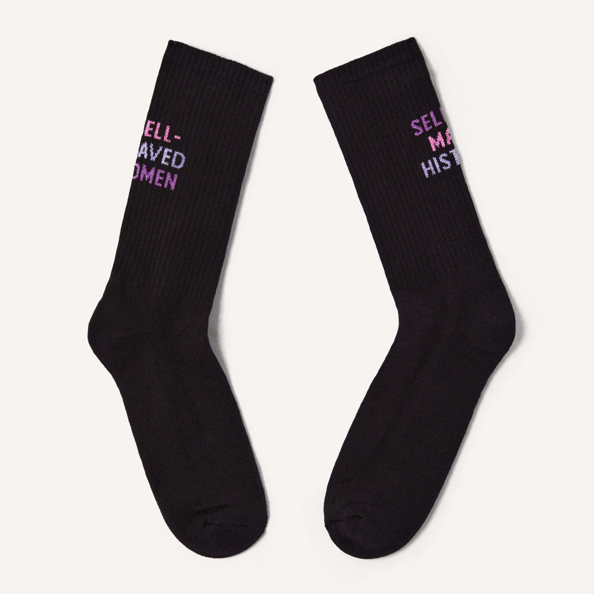 Well Behaved Women Seldom Make History Socks-Feminist Apparel, Feminist Clothing, Feminist Socks-The Spark Company