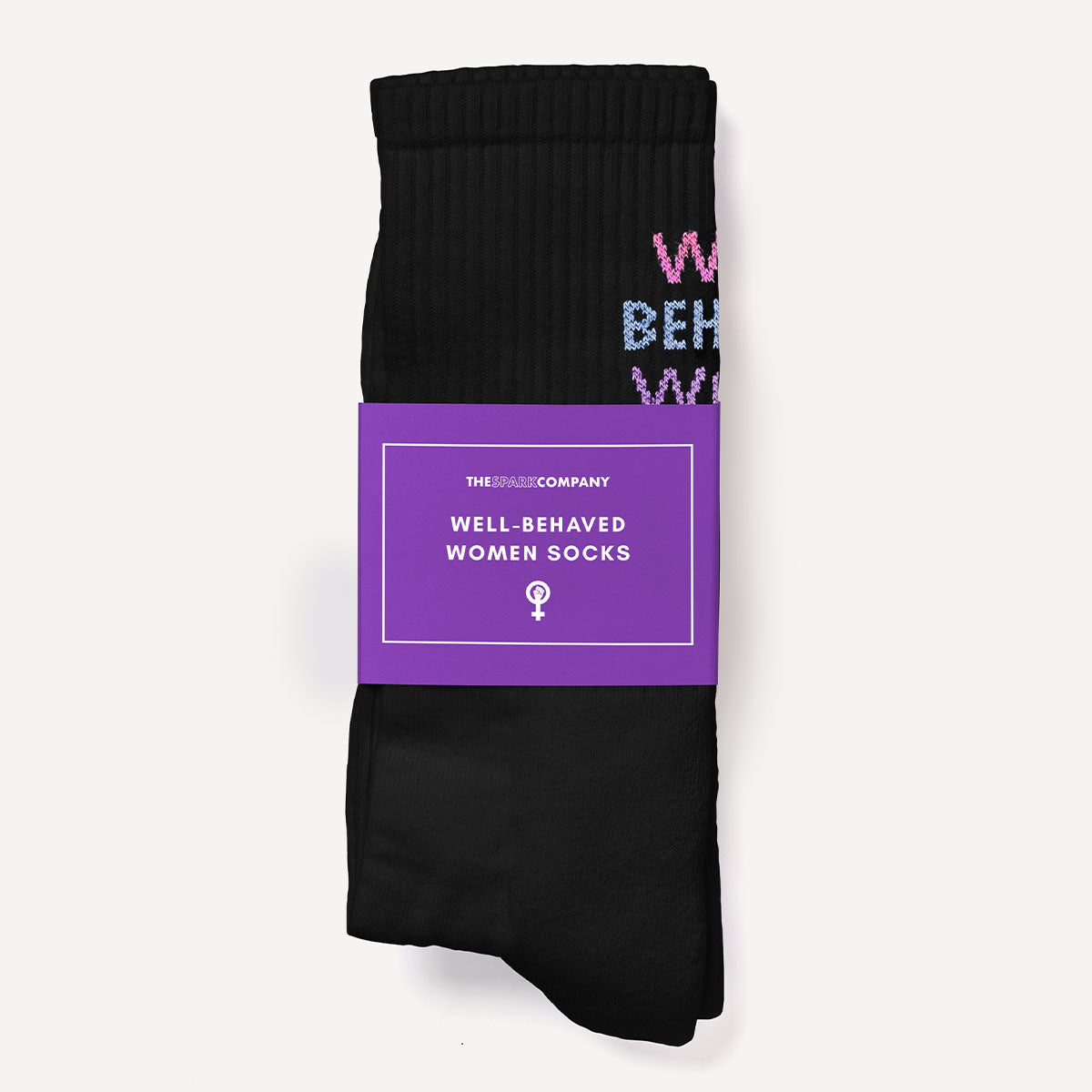 Well Behaved Women Seldom Make History Socks-Feminist Apparel, Feminist Clothing, Feminist Socks-The Spark Company