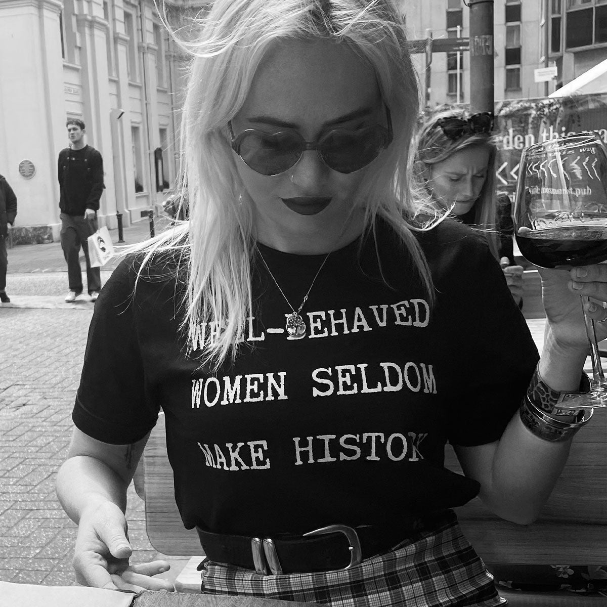 Well Behaved Women Seldom Make History T-Shirt-Feminist Apparel, Feminist Clothing, Feminist T Shirt, BC3001-The Spark Company