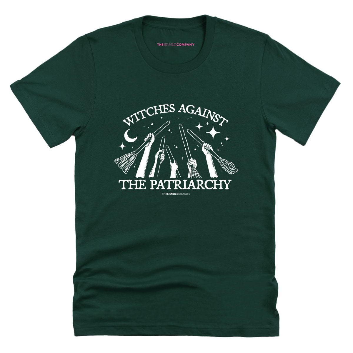 Witches Against Patriarchy T-Shirt-Feminist Apparel, Feminist Clothing, Feminist T Shirt, BC3001-The Spark Company