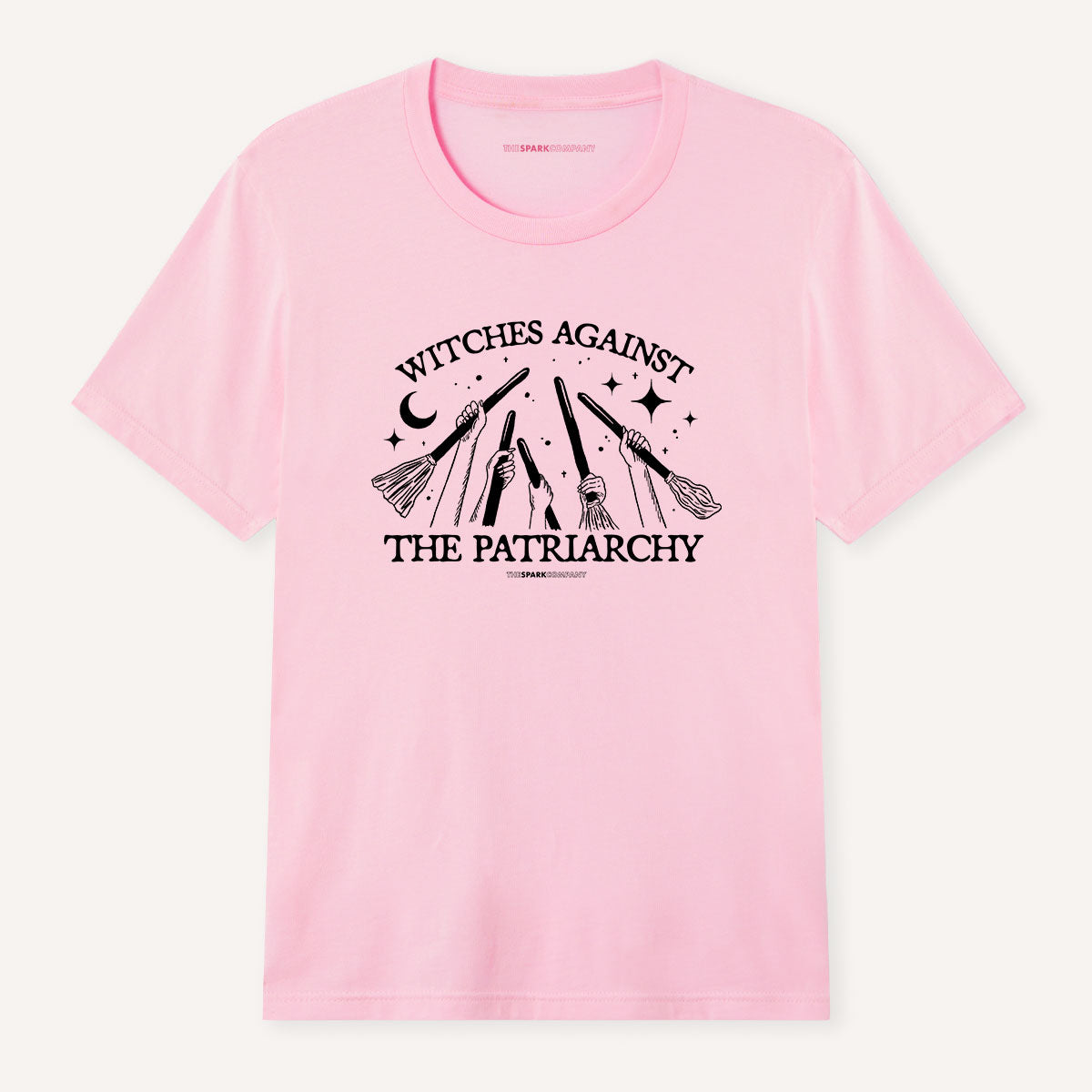 Witches Against Patriarchy T-Shirt-Feminist Apparel, Feminist Clothing, Feminist T Shirt, BC3001-The Spark Company
