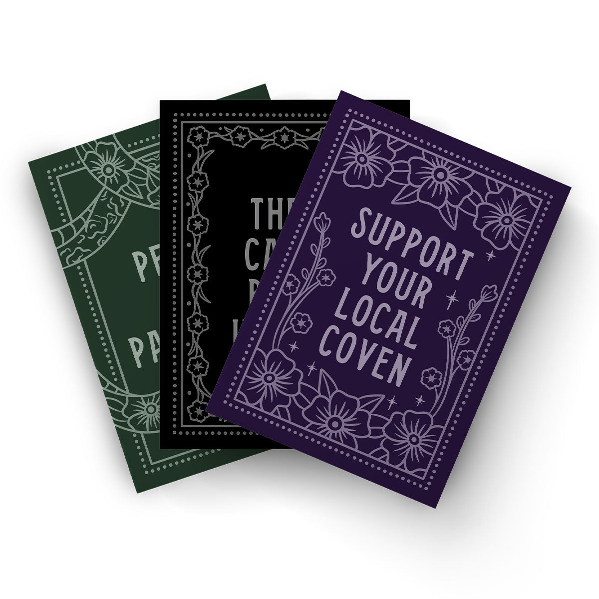 Witchy Notebooks (3 Pack)-Feminist Apparel, Feminist Gift, Feminist Notebook-The Spark Company