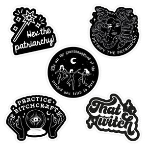 Witchy Sticker Pack-Feminist Apparel, Feminist Gift, Feminist Stickers-The Spark Company