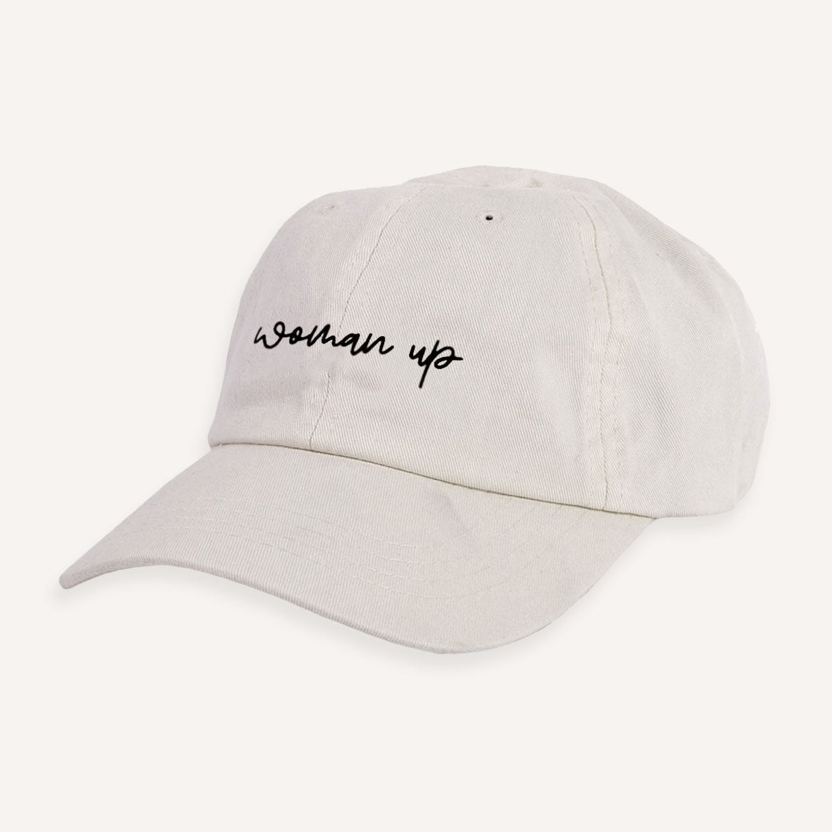 Woman Up Embroidered Mom Cap-Feminist Apparel, Feminist Gift, Mum Cap, BB653-The Spark Company