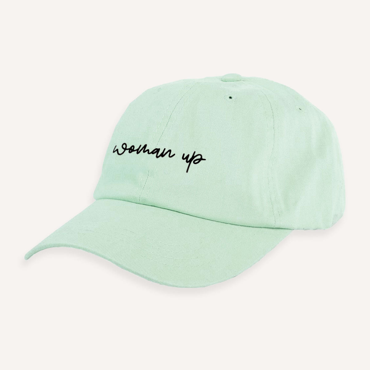 Woman Up Embroidered Mom Cap-Feminist Apparel, Feminist Gift, Mum Cap, BB653-The Spark Company