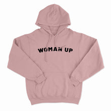 Load image into Gallery viewer, Woman Up Hoodie-Feminist Apparel, Feminist Clothing, Feminist Hoodie, JH001-The Spark Company