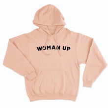 Load image into Gallery viewer, Woman Up Men&#39;s Hoodie-Feminist Apparel, Feminist Clothing, Feminist Hoodie, JH001-The Spark Company