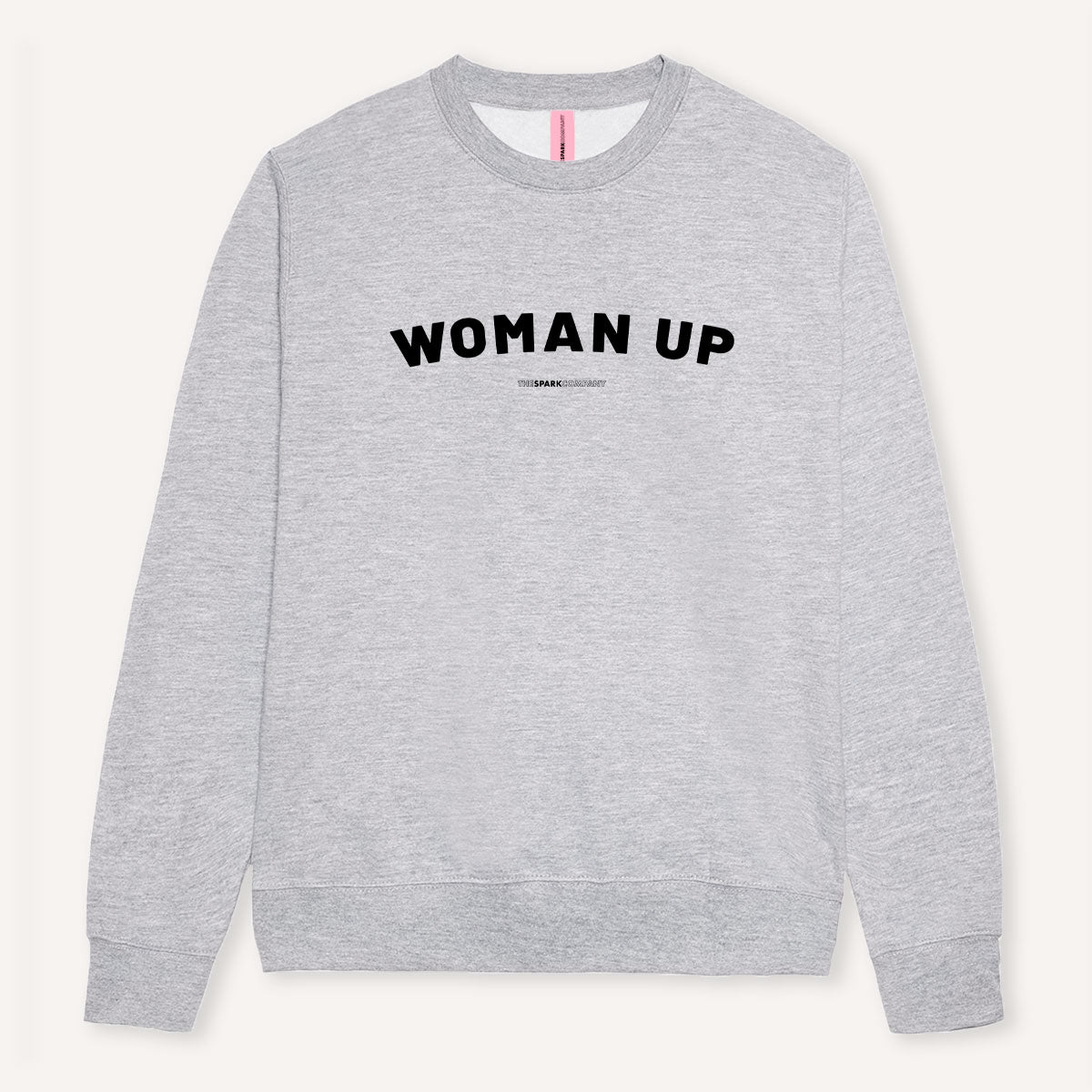 Woman Up Men's Sweatshirt-Feminist Apparel, Feminist Clothing, Feminist Sweatshirt, JH030-The Spark Company