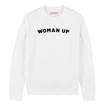 Load image into Gallery viewer, Woman Up Men&#39;s Sweatshirt-Feminist Apparel, Feminist Clothing, Feminist Sweatshirt, JH030-The Spark Company