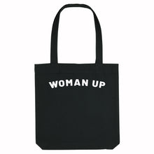 Load image into Gallery viewer, Woman Up Strong As Hell Tote Bag-Feminist Apparel, Feminist Gift, Feminist Tote Bag-The Spark Company