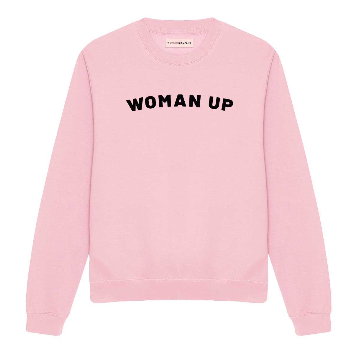 Woman Up Sweatshirt-Feminist Apparel, Feminist Clothing, Feminist Sweatshirt, JH030-The Spark Company