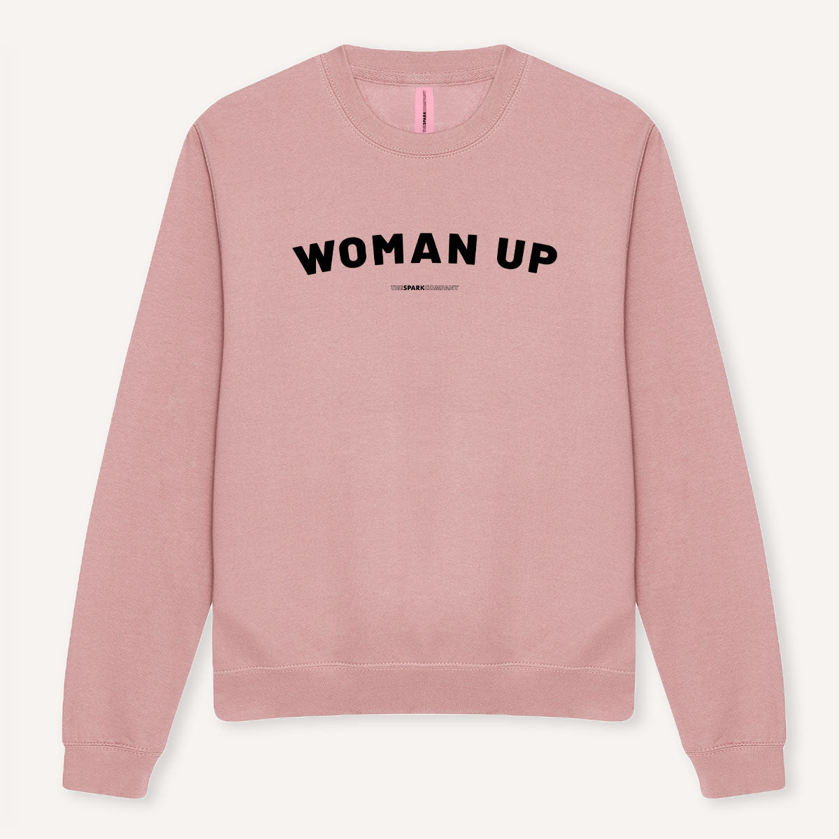 Woman Up Men's Sweatshirt-Feminist Apparel, Feminist Clothing, Feminist Sweatshirt, JH030-The Spark Company