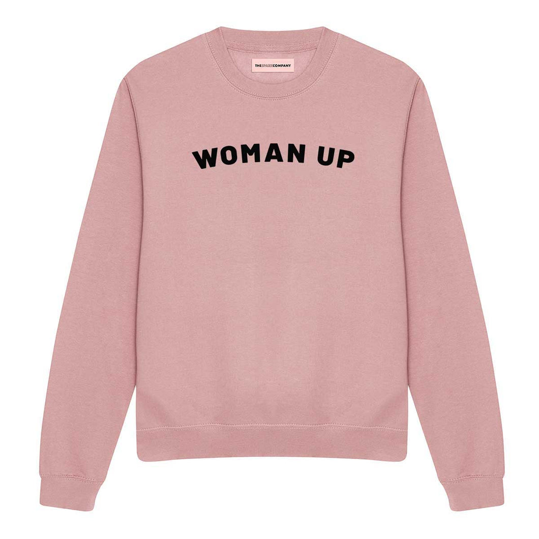 Woman Up Sweatshirt-Feminist Apparel, Feminist Clothing, Feminist Sweatshirt, JH030-The Spark Company