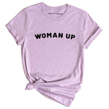 Load image into Gallery viewer, Woman Up T-Shirt-Feminist Apparel, Feminist Clothing, Feminist T Shirt, BC3001-The Spark Company