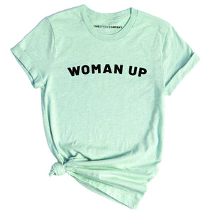 Woman Up T-Shirt-Feminist Apparel, Feminist Clothing, Feminist T Shirt, BC3001-The Spark Company