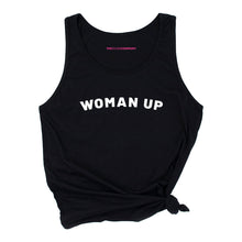 Load image into Gallery viewer, Woman Up Tank Top-Feminist Apparel, Feminist Clothing, Feminist Tank, 03980-The Spark Company