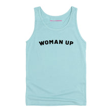 Load image into Gallery viewer, Woman Up Tank Top-Feminist Apparel, Feminist Clothing, Feminist Tank, 03980-The Spark Company