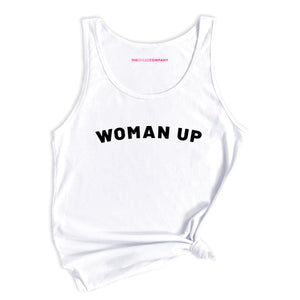 Woman Up Tank Top-Feminist Apparel, Feminist Clothing, Feminist Tank, 03980-The Spark Company