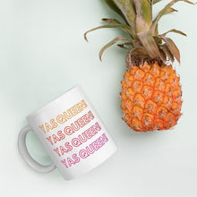 Load image into Gallery viewer, Yas Queen Queer Eye Mug-LGBT Apparel, LGBT Gift, LGBT Coffee Mug, 11oz White Ceramic-The Spark Company