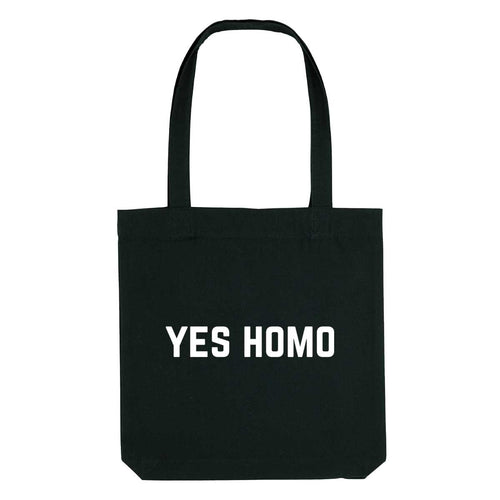 Yes Homo Strong As Hell Tote Bag-LGBT Apparel, LGBT Gift, LGBT Tote Bag-The Spark Company