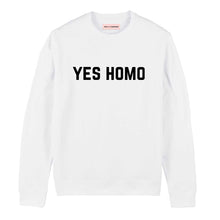 Load image into Gallery viewer, Yes Homo Sweatshirt-LGBT Apparel, LGBT Clothing, LGBT Sweatshirt, JH030-The Spark Company
