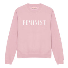 Load image into Gallery viewer, 90s Style &#39;Feminist&#39; Sweatshirt-Feminist Apparel, Feminist Clothing, Feminist Sweatshirt, JH030-The Spark Company