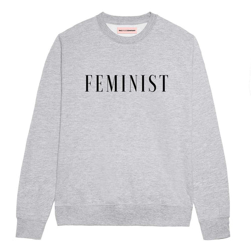 90s Style Men's 'Feminist' Sweatshirt-Feminist Apparel, Feminist Clothing, Feminist Sweatshirt, JH030-The Spark Company