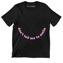 Load image into Gallery viewer, Don&#39;t Tell Me To Smile Kids T-Shirt-Feminist Apparel, Feminist Clothing, Feminist Kids T Shirt, MiniCreator-The Spark Company