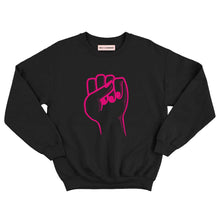 Load image into Gallery viewer, Feminist Fist Kids Sweatshirt-Feminist Apparel, Feminist Clothing, Feminist Kids Sweatshirt, JH030B-The Spark Company