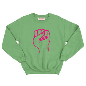 Feminist Fist Kids Sweatshirt-Feminist Apparel, Feminist Clothing, Feminist Kids Sweatshirt, JH030B-The Spark Company