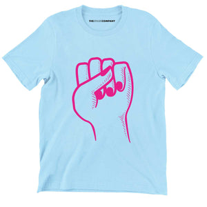 Feminist Fist Kids T-Shirt-Feminist Apparel, Feminist Clothing, Feminist Kids T Shirt, MiniCreator-The Spark Company