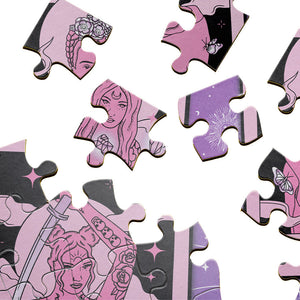 Feminist Tarot Jigsaw Puzzle-Feminist Apparel, Feminist Gift, Feminist Jigsaw-The Spark Company