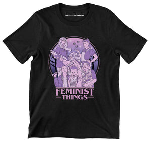 Feminist Things Kids T-Shirt-Feminist Apparel, Feminist Clothing, Feminist Kids T Shirt, MiniCreator-The Spark Company