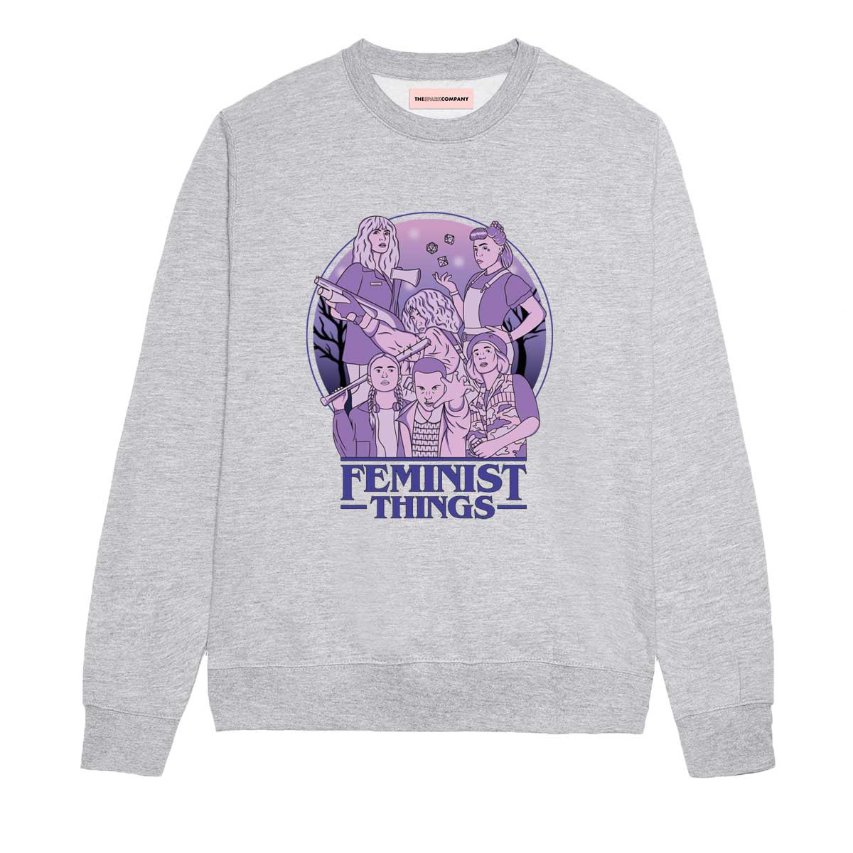 Feminist Things Sweatshirt-Feminist Apparel, Feminist Clothing, Feminist Sweatshirt, JH030-The Spark Company