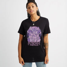 Load image into Gallery viewer, Feminist Things T-Shirt-Feminist Apparel, Feminist Clothing, Feminist T Shirt, BC3001-The Spark Company