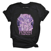 Load image into Gallery viewer, Feminist Things T-Shirt-Feminist Apparel, Feminist Clothing, Feminist T Shirt, BC3001-The Spark Company