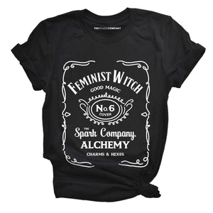 Feminist Witch No.6 T-Shirt-Feminist Apparel, Feminist Clothing, Feminist T Shirt, BC3001-The Spark Company