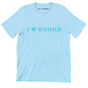 I Heart Books Kids T-Shirt-Feminist Apparel, Feminist Clothing, Feminist Kids T Shirt, MiniCreator-The Spark Company
