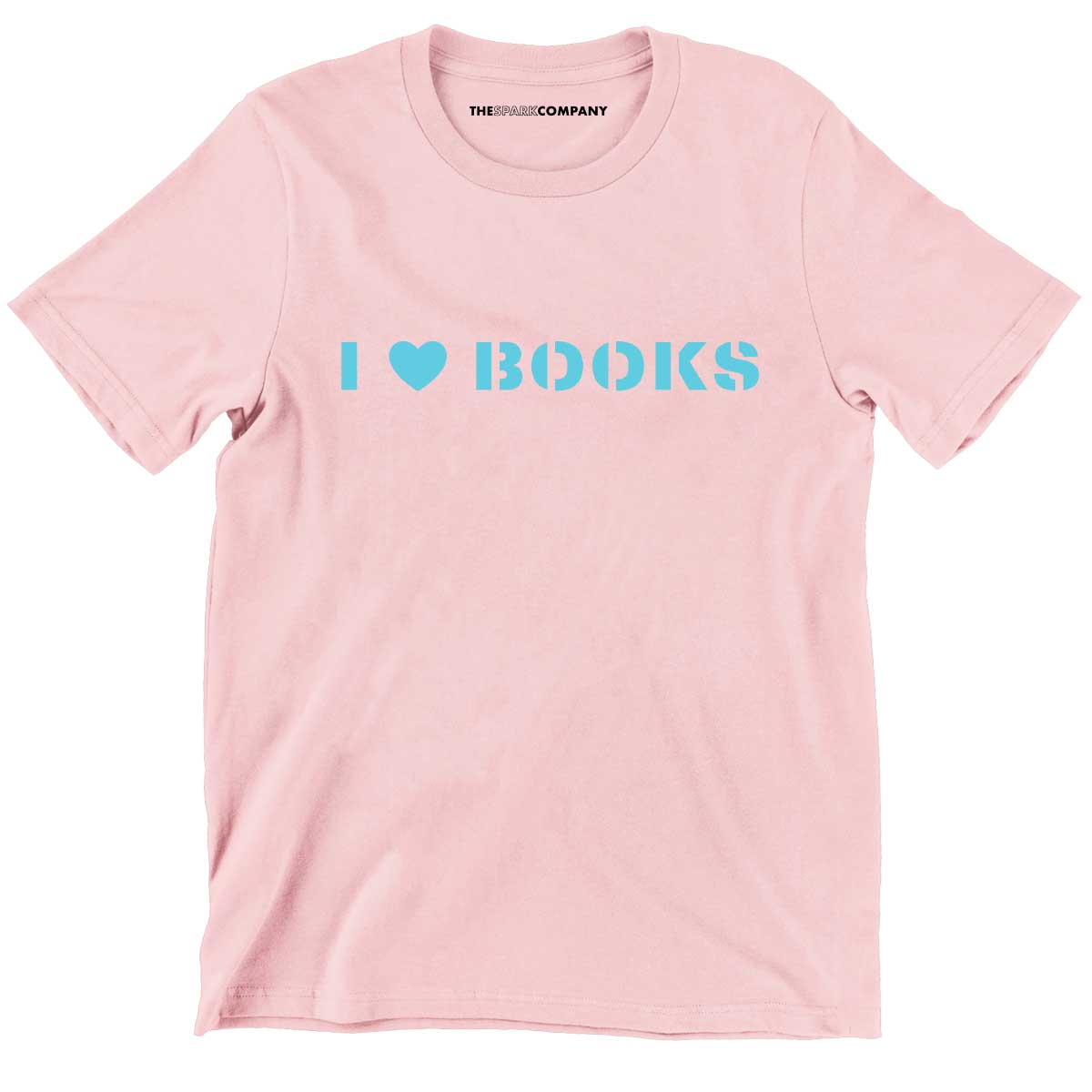 I Heart Books Kids T-Shirt-Feminist Apparel, Feminist Clothing, Feminist Kids T Shirt, MiniCreator-The Spark Company