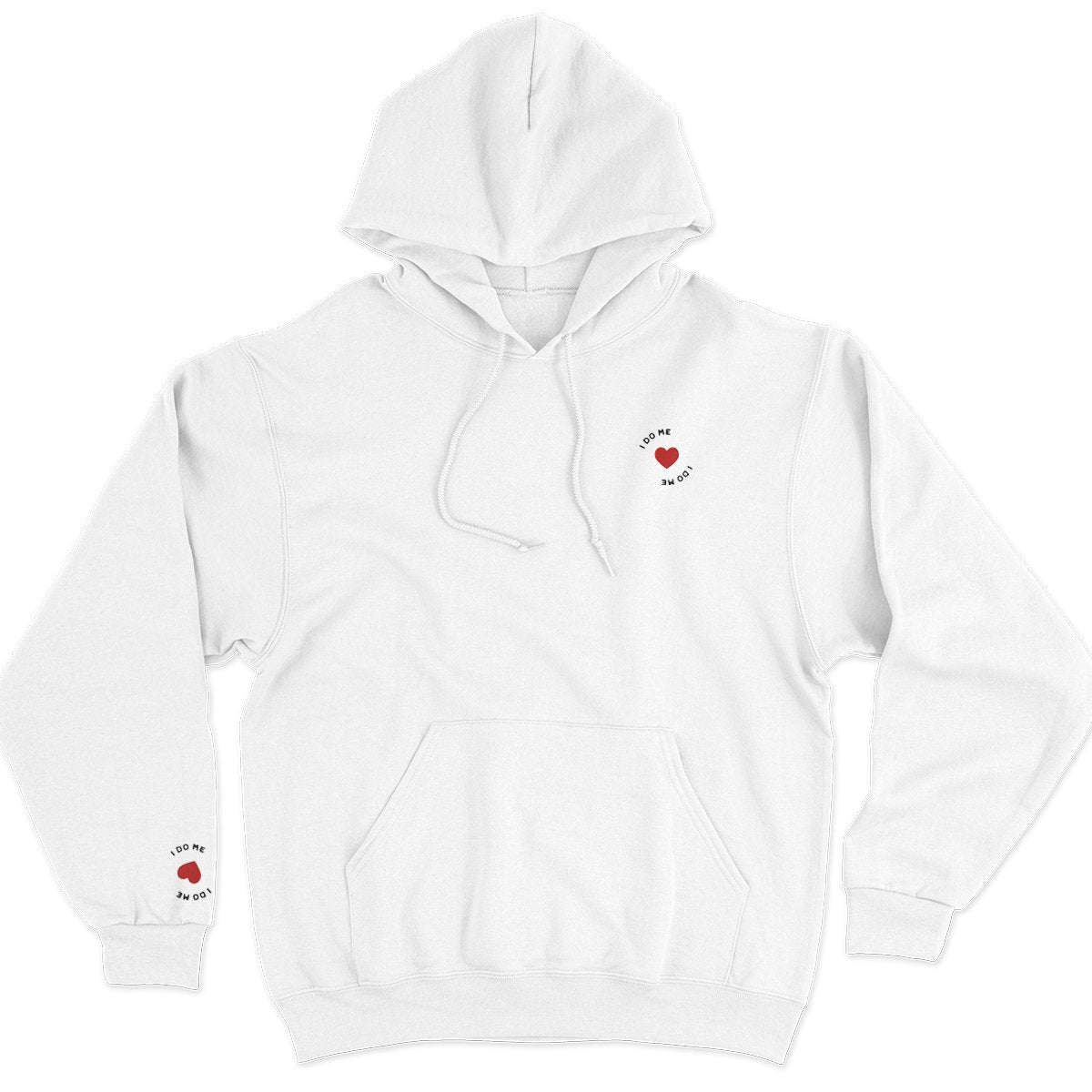 I do Me Tiny Embroidery Detail Hoodie-Feminist Apparel, Feminist Clothing, Feminist Hoodie, JH001-The Spark Company