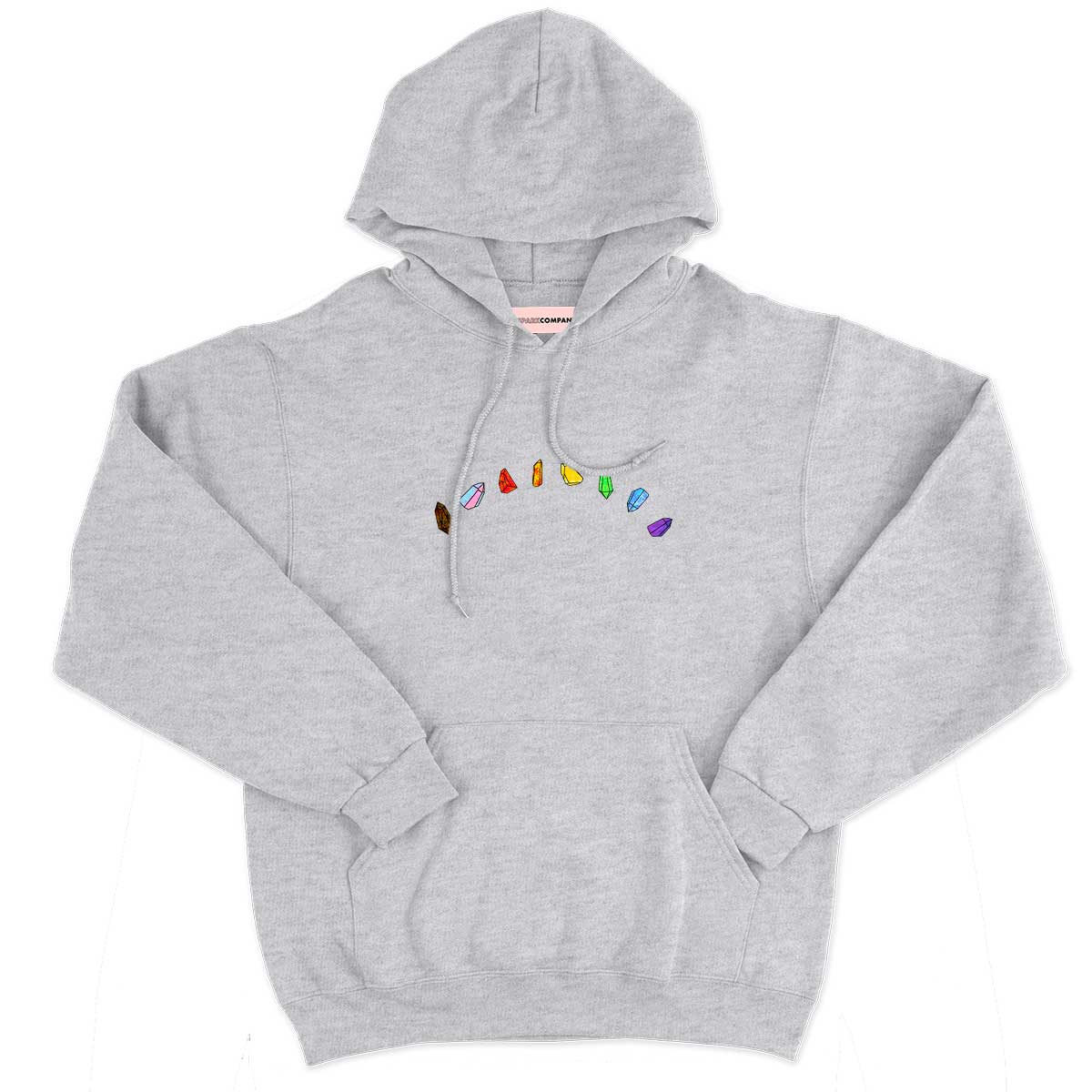 LGBTQ+ Crystals Hoodie-Feminist Apparel, Feminist Clothing, Feminist Hoodie, JH001-The Spark Company