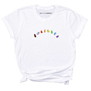 LGBTQ+ Crystals T-Shirt-LGBT Apparel, LGBT Clothing, LGBT T Shirt, BC3001-The Spark Company