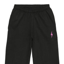 Load image into Gallery viewer, Lightning Embroidery Detail Joggers-Feminist Apparel, Feminist Clothing, Feminist joggers, JH072-The Spark Company
